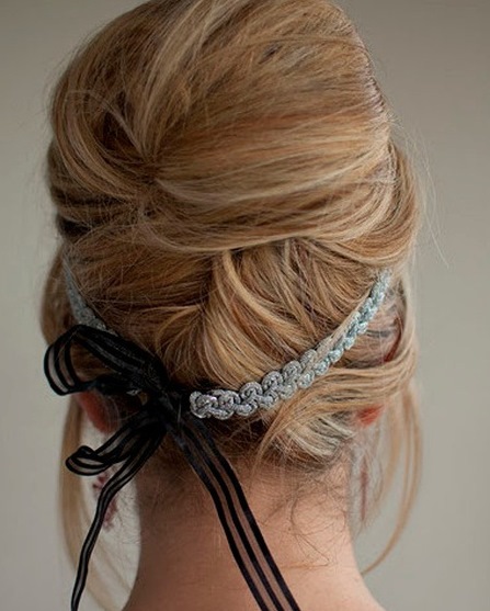French Twist Updos with Bouffant