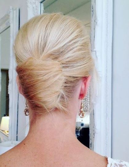 French Twist updos for Short Hair