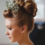 Fresh Curly Bun- wedding hair updos