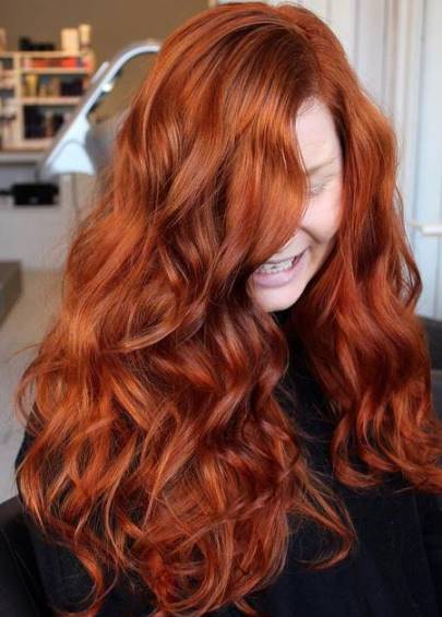 Full and Flirty Red- Shades of red hair