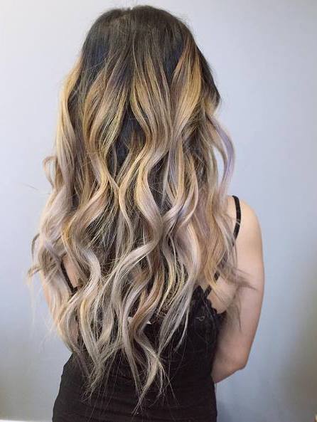 Golden Blonde with Ash Blonde hair looks