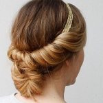 Hairband Tuck Updo- Home coming updos