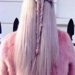 Half braided straight hairstyles