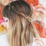 Half up Hairstyle- Crown braids