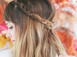 15 Different Crown Braids Half up Hairstyle- Crown braids