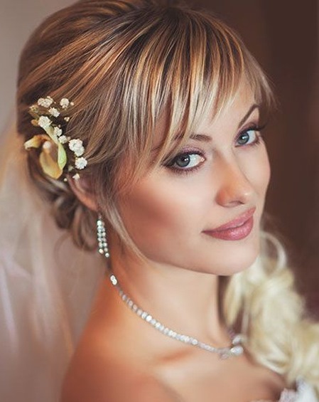 Cascade of Loose Curls- Half up and hald down wedding hairstyles
