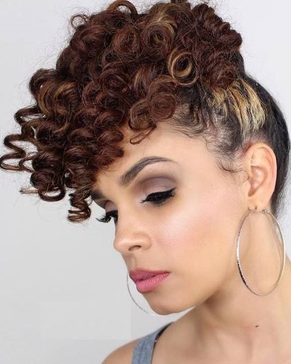 Highlights with Natural Curls- Curly hairstyles