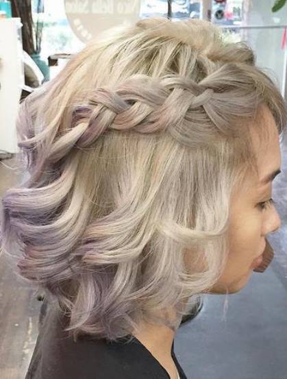 Ice queen- Braids for short hair