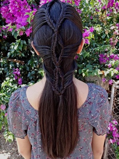 Intricate Braid- Hairstyles for teenage girls jpeg