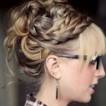 Intricate Textured Bun- Bun hairstyles for prom