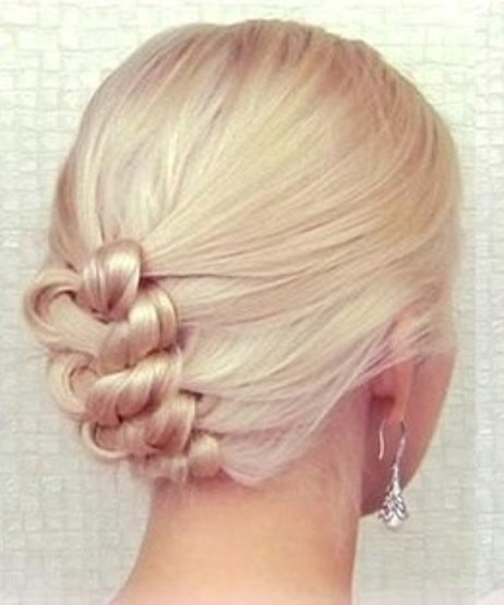 Knot Braided Updo- Homecoming updos
