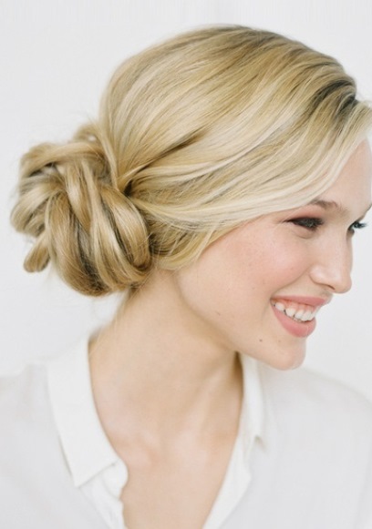 Knotted Side Updos for women