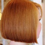 Light Red Straight Cut- Short red hairstyles