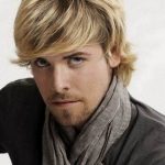 Long Blonde Curly Hairstyle- Cool men hair looks