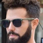 Long Curly Hair with Short Sides- Hairstyles for men with thick hair