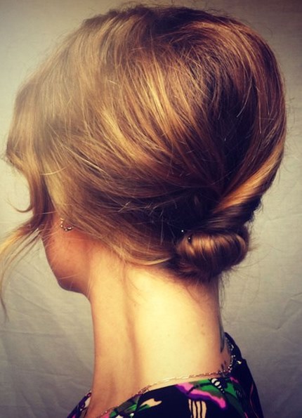 Loose Beehive Updo- Loose Updos