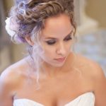 Loose Curly Updo- Wedding curly hairstyles