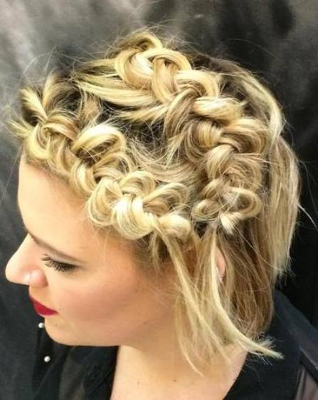 Loose Loops- Braids for short hair