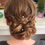 Low Pearl Updo- Braided updos