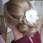 Low Petal-Like Bun hairstyles for prom
