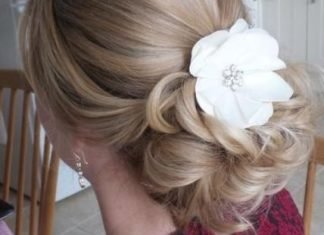 20 Messy Bun Hairstyles for Prom Low Petal-Like Bun hairstyles for prom