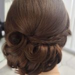 Low Updo with Pin Curls- Binding hairstyles