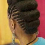 Many Buns with Braided Mohawk updo hairstyles