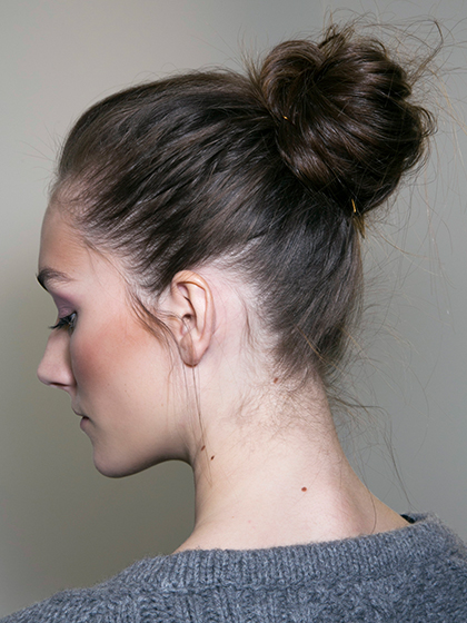 Tousled Top Knot- Captivating hairstyles for women 2016