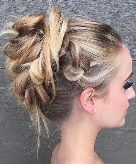 Messy Braided Updos