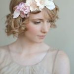 Messy Curly Bob Hairstyle- Wedding curly hairstyles