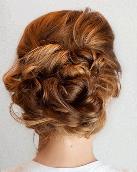 Messy Homecoming Updos