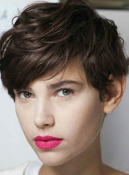 Messy Pixie Cut- Wet hairstyles