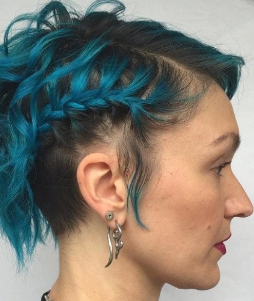 Modern Mermaid- Braids for short hair