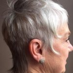 Modern Mullet short hairstyles for women over 50