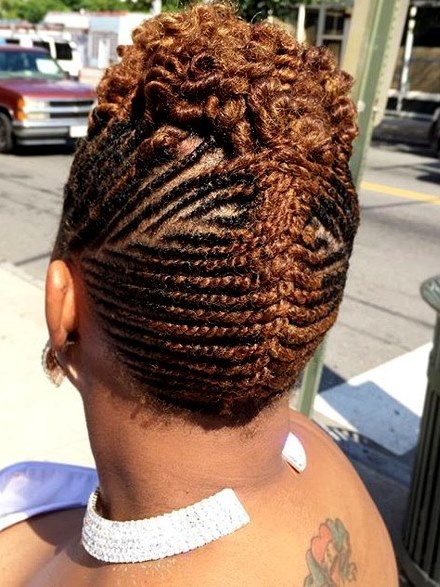 Mohawk Inspired Hairstyle- Updos for natural hair