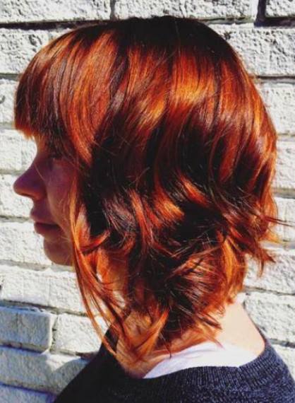Multidimensional Red Hair- Short red hairstyles