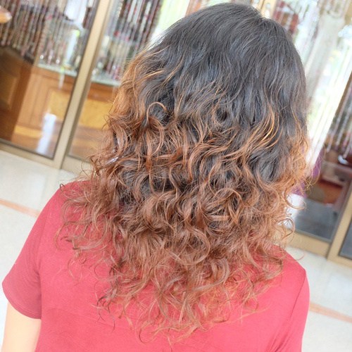 Blonde Curly Permed Hair Perm Hairstyles