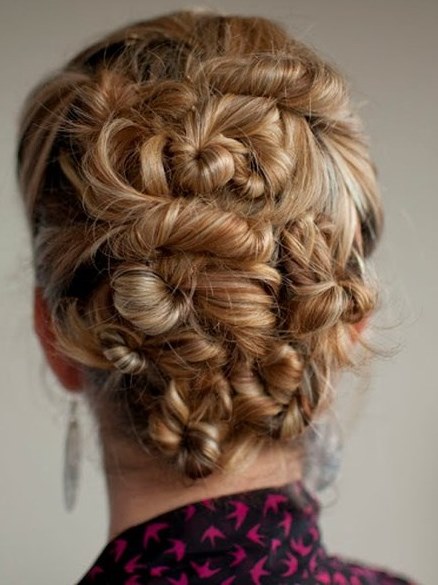 Pin and Twisted Updo- Homecoming updos
