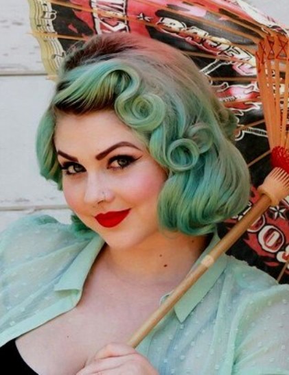 Pin up Curls- Pin up hairstyles