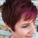 Pink with Punk- Short brown hairstyles