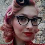 Retro Curls with Vibrant Color- Pin up hairstyles