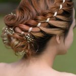 Ribbon Braid Updo- Binding hairstyles