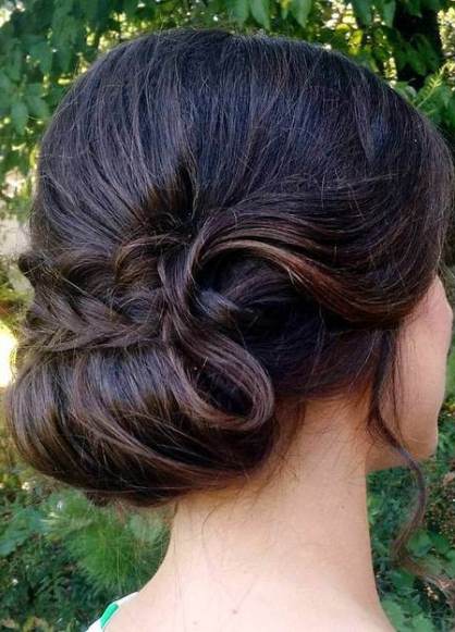 Romantic Updo- Straight hairstyles