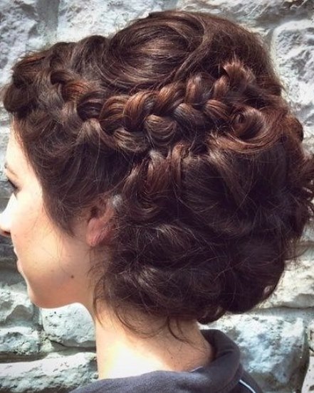 Romantic Updo with Braids- Braided updos