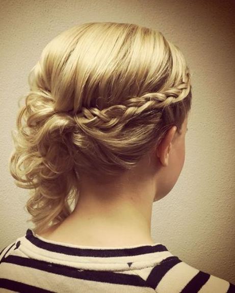 Side Braided Updo- Updos for special days