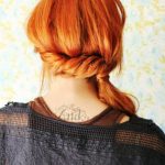 Side Ponytail with a Low Twist- Loose updos