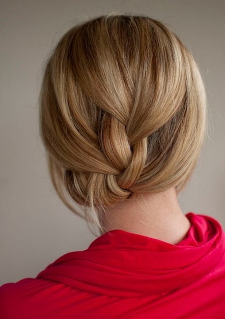 Simple Braided Updos for women