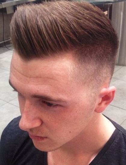 Single Angle Cut hairstyles for men