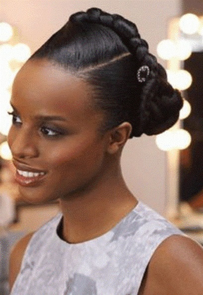 Sleek and Refined Hairstyle- Natural braided hairstyles
