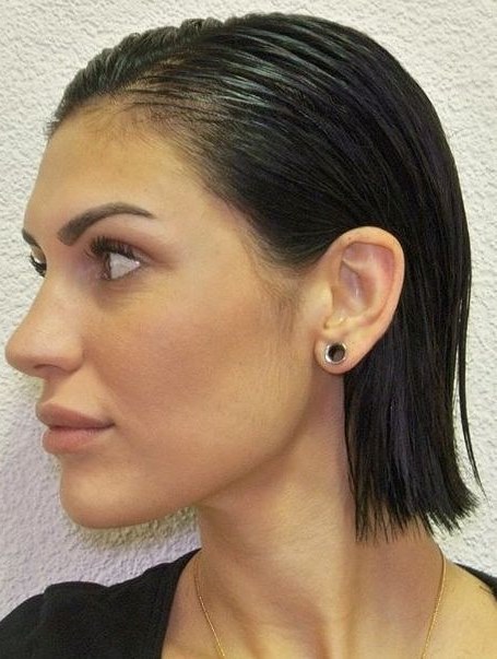 Slick Back- Wet hairstyles